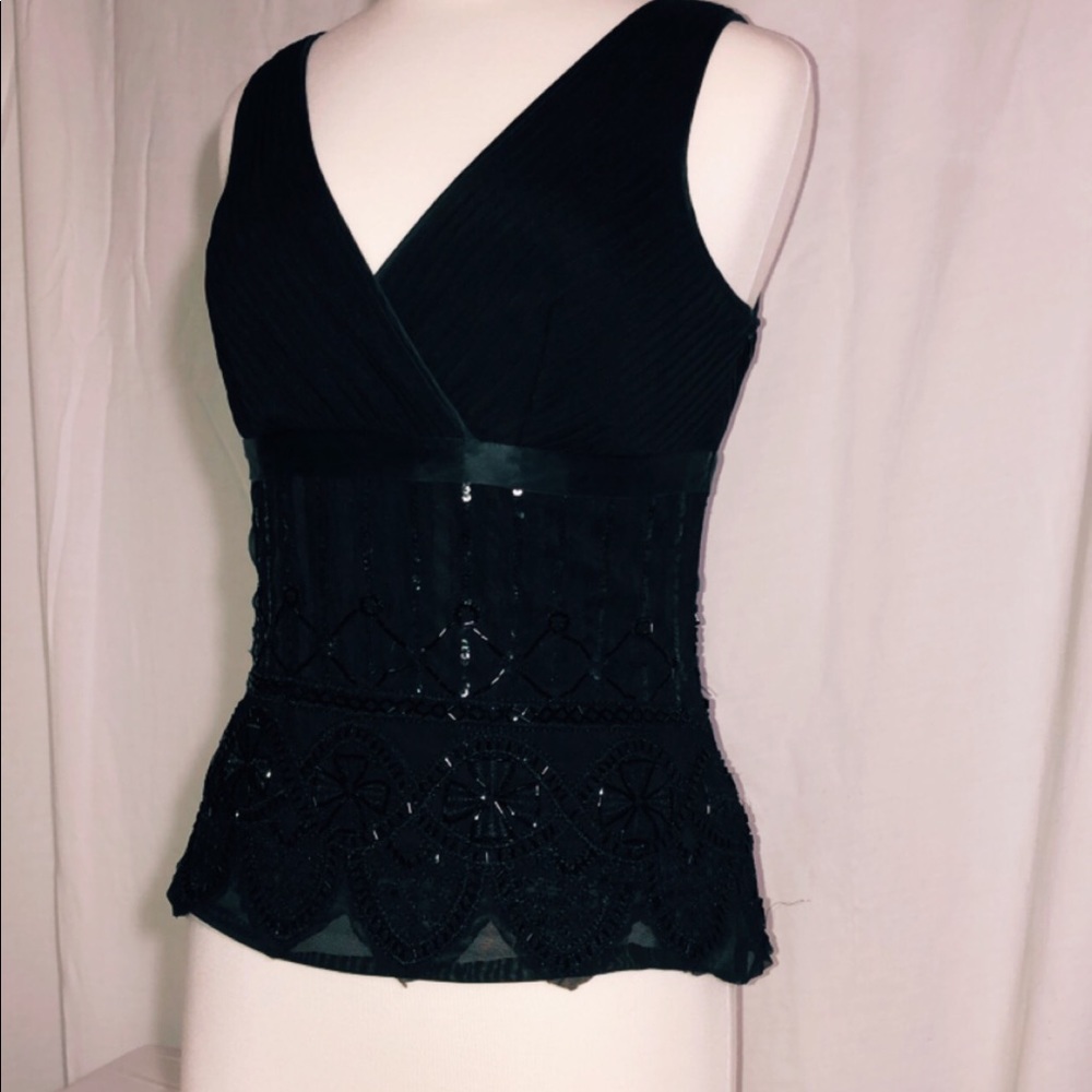 Sexy black Sleeveless dressy top